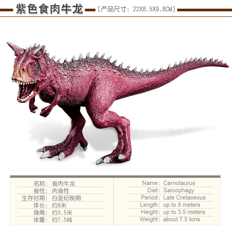 Jurassic World Solid Simulation Dinosaur Model  Triceratops Tyrannosaurus Rex Plastic Animal toys
