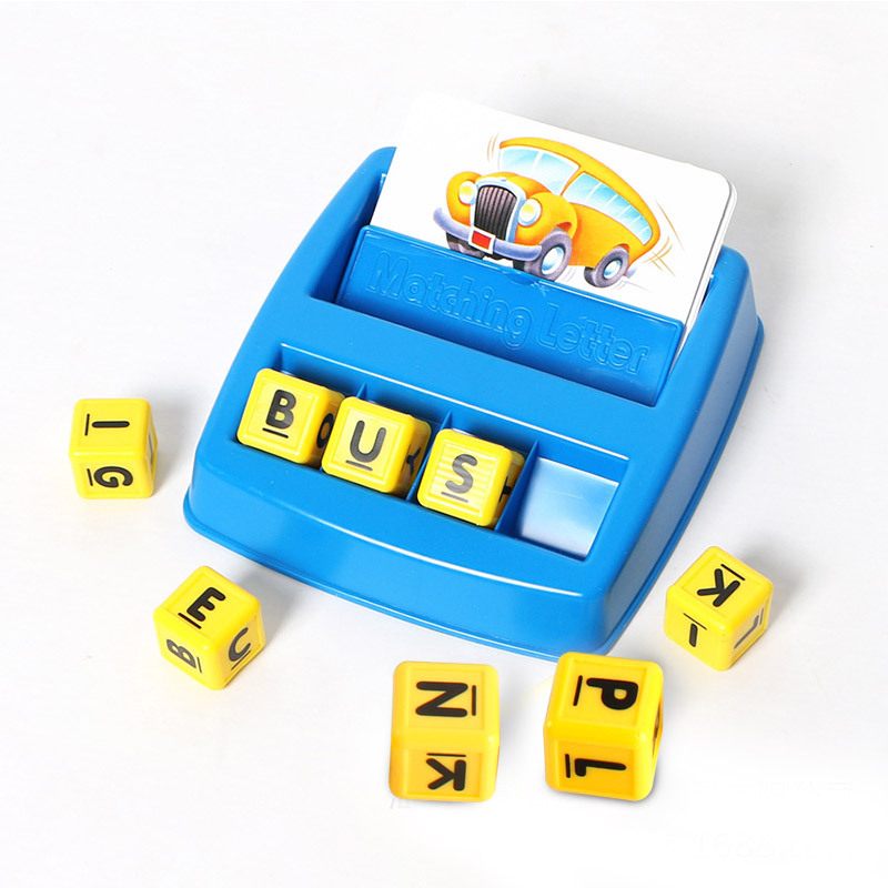 Remember Words Matching Letter Puzzle Letter With Happy Learn English Preschool Toys