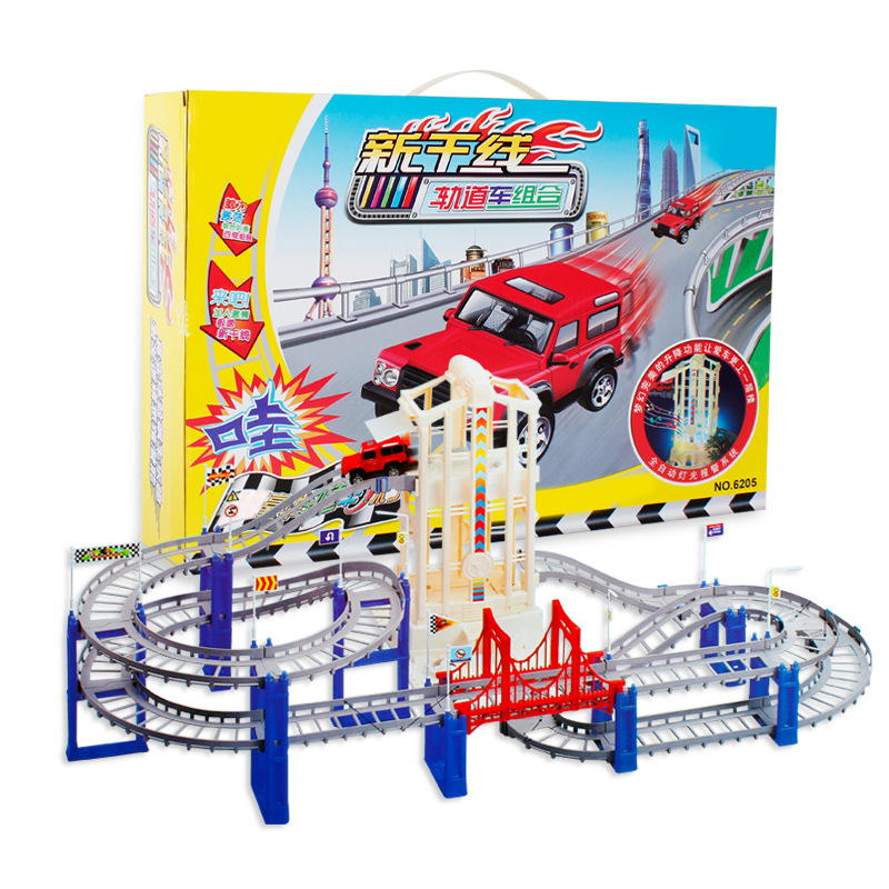 Variety Thomas Subway Assemble Electric Multi-layer Track Brain Game Creative diy toys