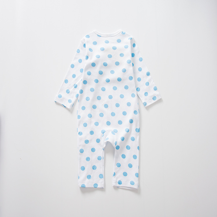 Western Style Fashion Long Sleeves Child Clothing Romper Climb Stripe Jumpsuit