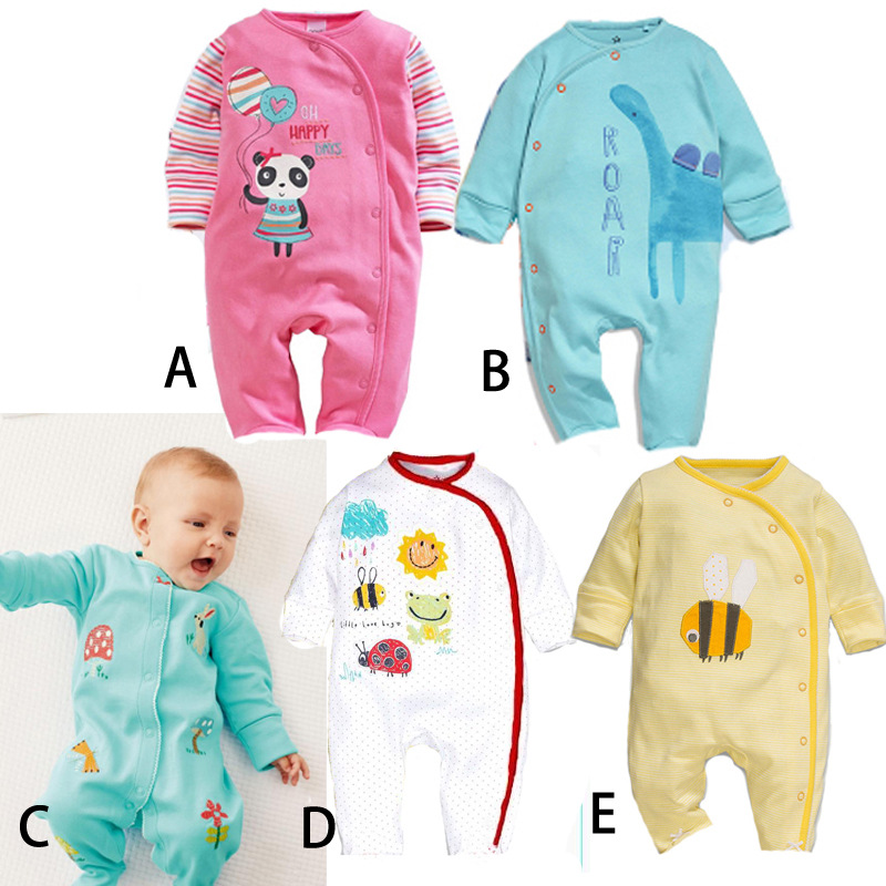Baby Lovely Cotton Long Sleeves baby Clothing Romper Western Style Children's Wear Jumpsuit