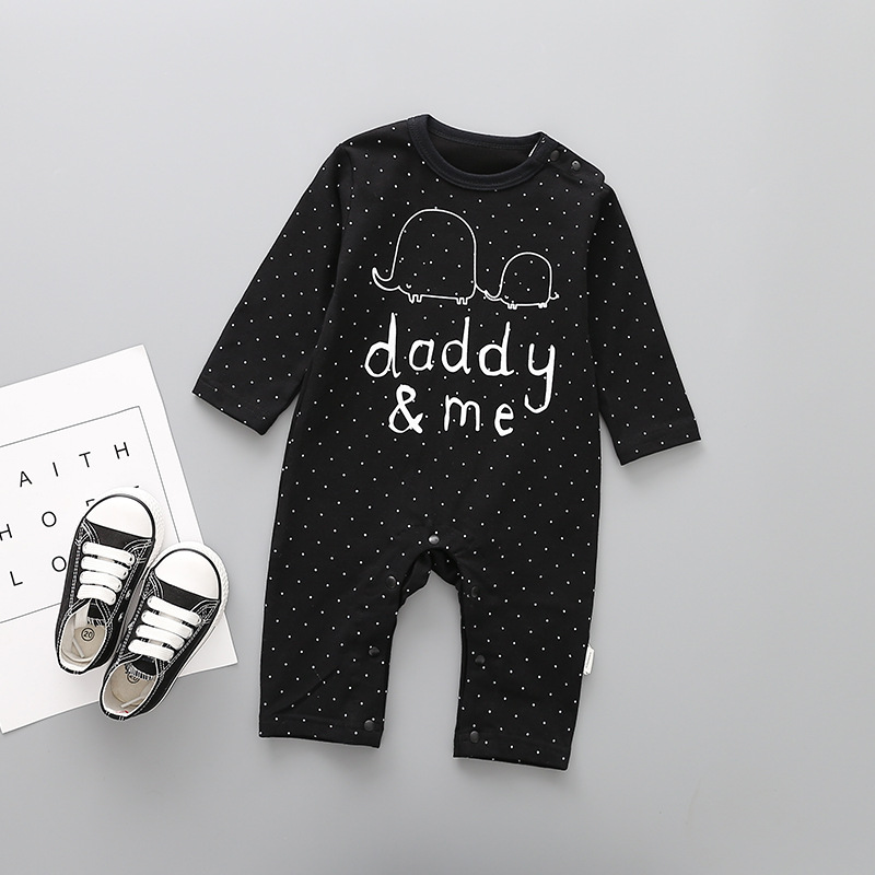 Western Style Fashion Long Sleeves Baby clothing Romper Jumpsuit Climb Clothes Apparel
