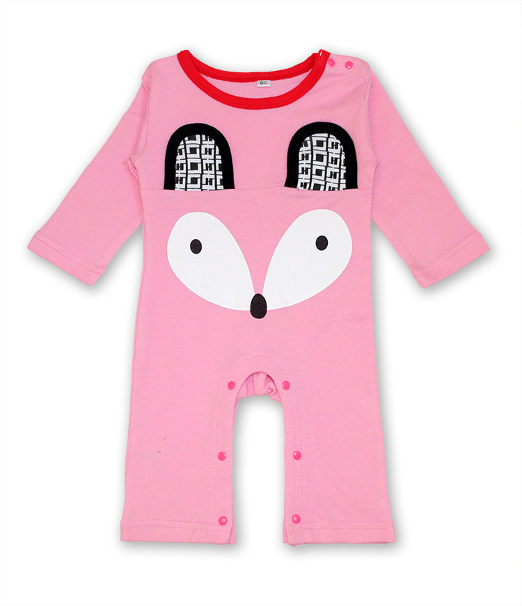 Boy Fashion Short Sleeve Romper Cotton Jumpsuit Baby Printing Clothing