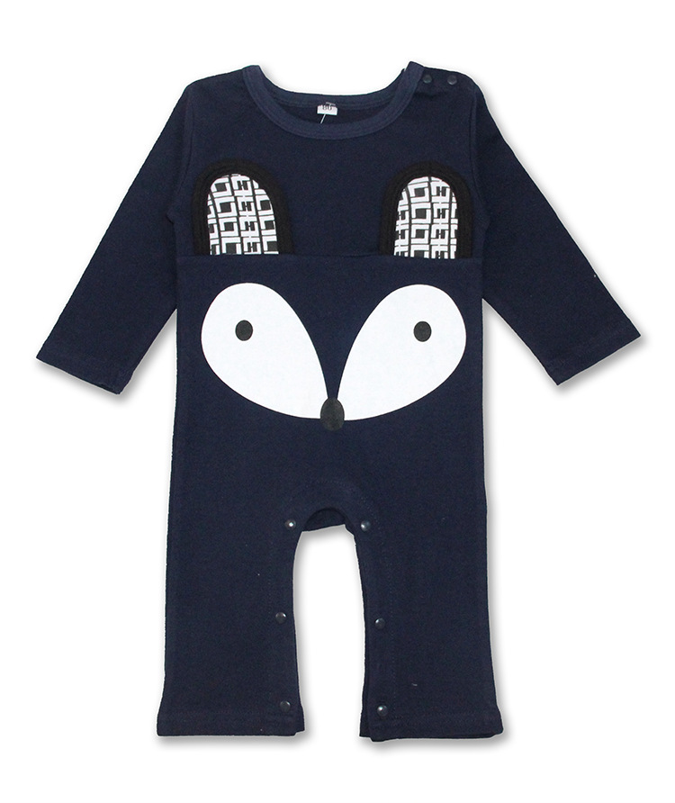 Boy Fashion Short Sleeve Romper Cotton Jumpsuit Baby Printing Clothing