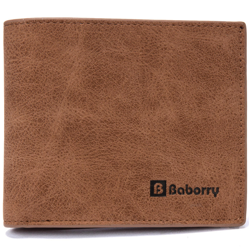 Men Wallet Short Paragraph Wallet Men Business PU Wallets Coin Purse Certificate Package