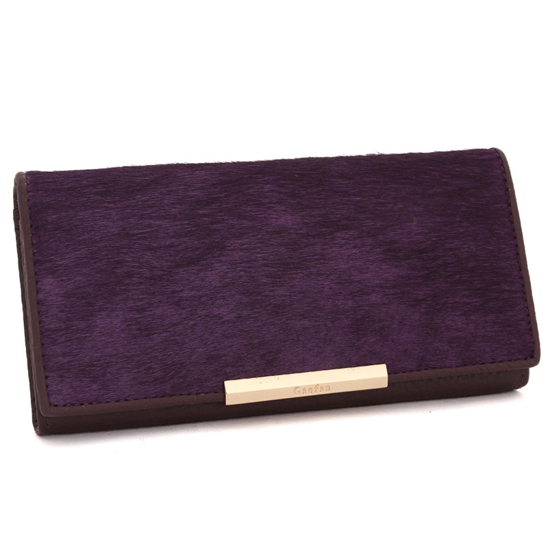Fashion Long Section Genuine Leather Ms Wallet Clutch Female Models Trend Clutch Bag
