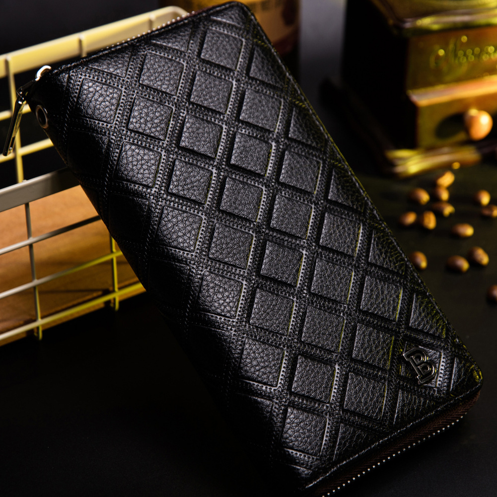 Men Fashion Clutch Long Section Wallet Multifunction Creative Personality Clutch bag