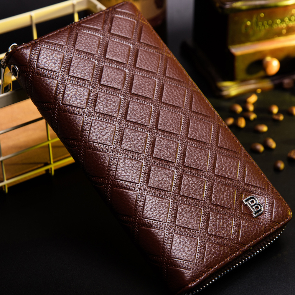 Men Fashion Clutch Long Section Wallet Multifunction Creative Personality Clutch bag