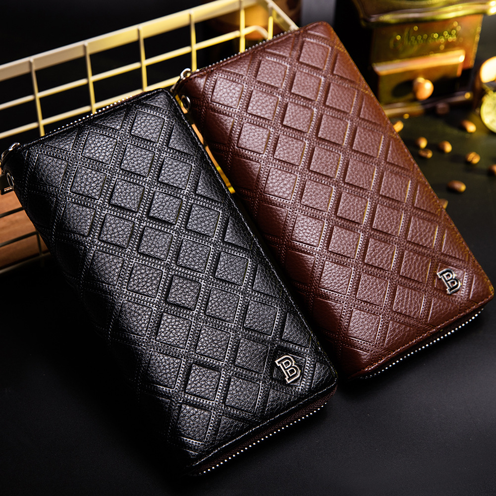 Men Fashion Clutch Long Section Wallet Multifunction Creative Personality Clutch bag