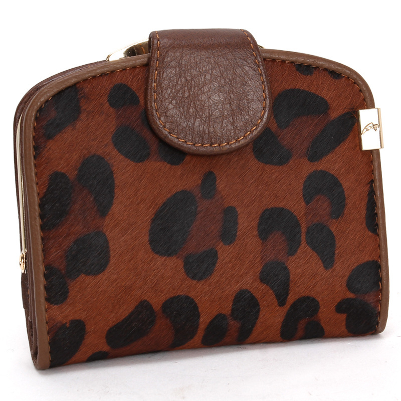 Ms Horse Hair Wallet Long Section Genuine Leather Wallet Female Models Fashion Trend Clutch bag