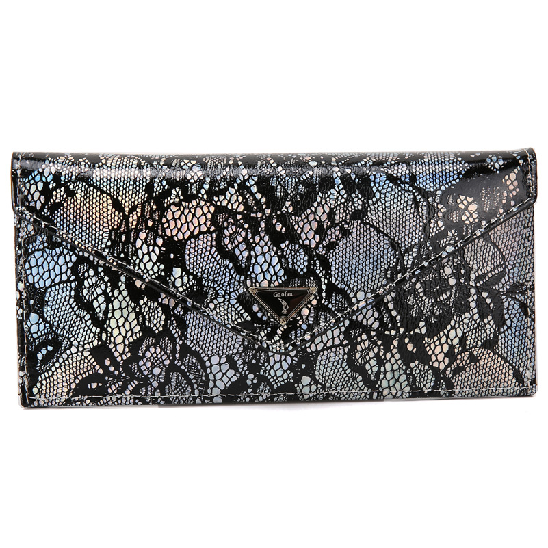 Long Section Ms Wallet Genuine Leather Clutch Female Models Fashion Trend Clutch Bag