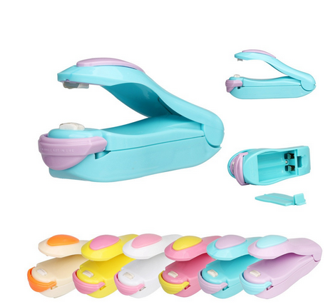 Portable Household Mini Sealer  Snacks Plastic Bags Sealer Travel Hand Pressure Heat Sealing Machine