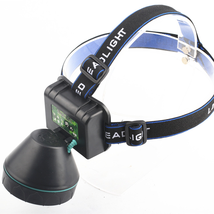 Glare Headlamp LED Outdoor illumination Night Fishing Lights Charge Hunt Search Plastic Miner'slamp