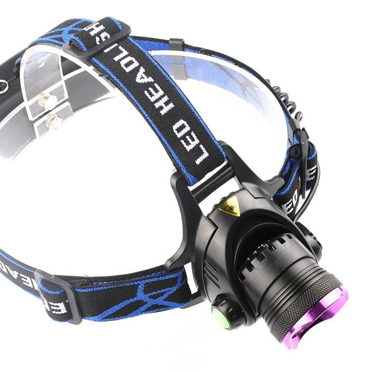 Glare Focus Headlamp Led Outdoor illumination Long Shot Charge Hunt Search Miner'slamp