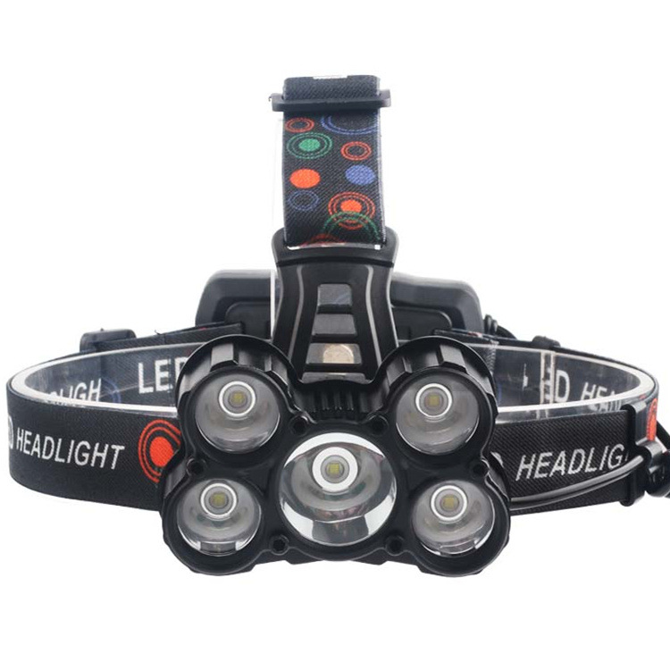 Outdoor High Power Led Camping Headlamp 50W Charge Glare Long Shot Headlamp