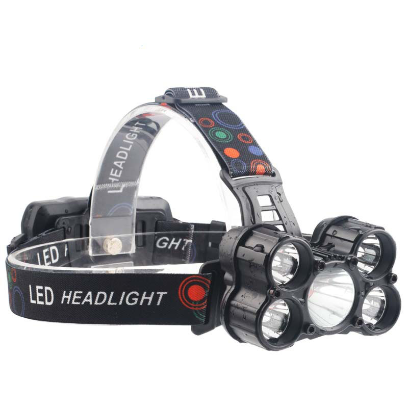 Outdoor High Power Led Camping Headlamp 50W Charge Glare Long Shot Headlamp
