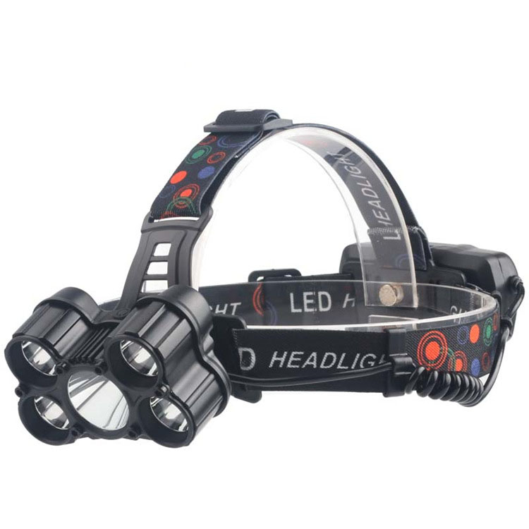 Outdoor High Power Led Camping Headlamp 50W Charge Glare Long Shot Headlamp