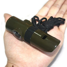 Seven in One Whistle Multifunction Outdoor Survival Whistle Camping Emergency Supplies