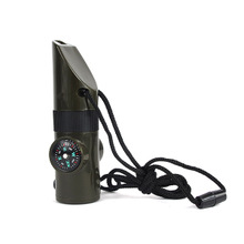 Seven in One Whistle Multifunction Outdoor Survival Whistle Camping Emergency Supplies