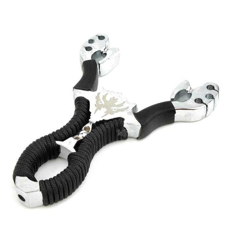 Outdoor Sirius Alloy Slingshot Stainless Steel Wolverine Play Pheasant Fish Bow