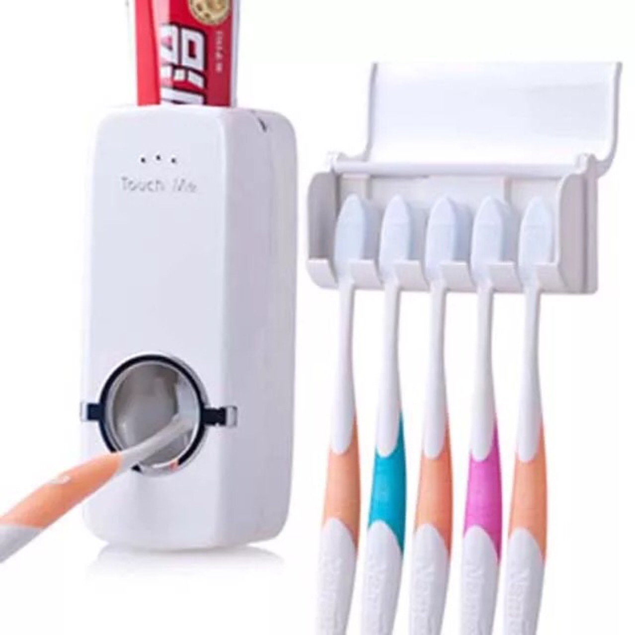 Automatic Toothpaste Squeeze Creative Toothpaste Extruder Toothbrush Holder Dental Equipment Set