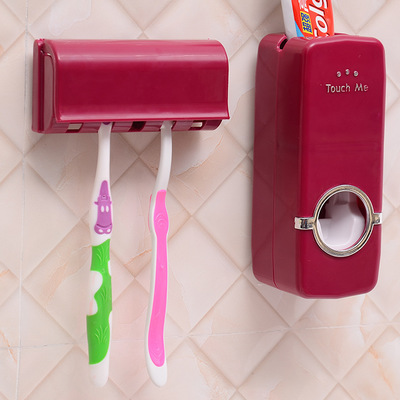 Automatic Toothpaste Squeeze Creative Toothpaste Extruder Toothbrush Holder Dental Equipment Set