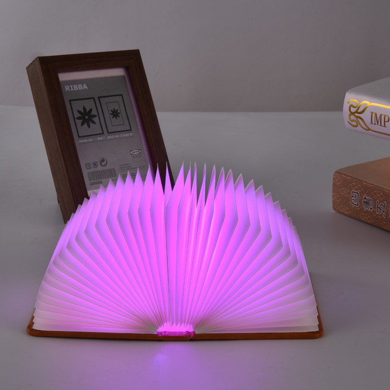 Colored Book light Night light USB Charge LED Folding Book Light Multicolored Book Light