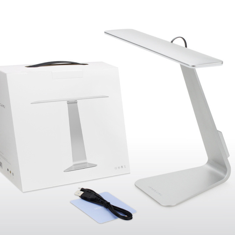 Fold Slim LED Charge Table Lamp Eye Protection Student Office Bedroom Reading Light