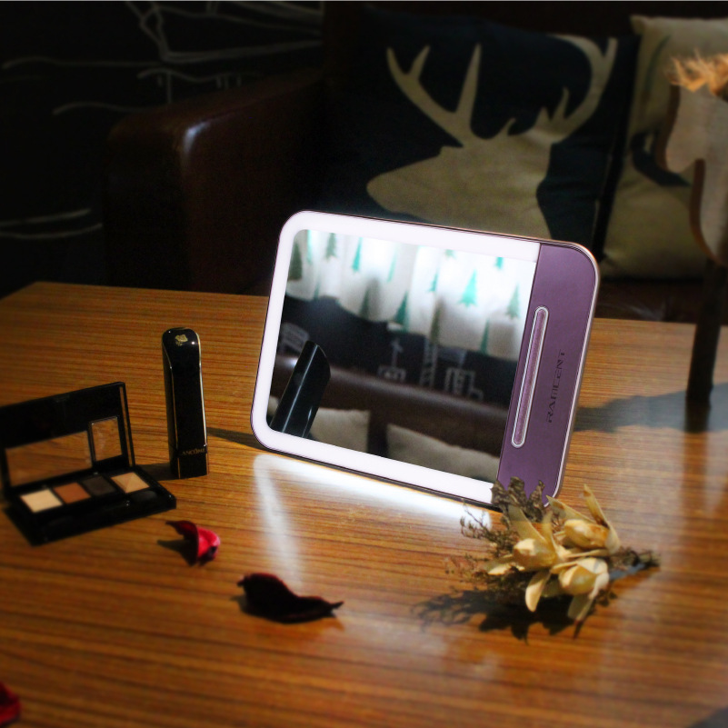 Charge flat Make-up Mirror Table Lamp Touch Touch Dimming Night light Multifunction Mirror lights