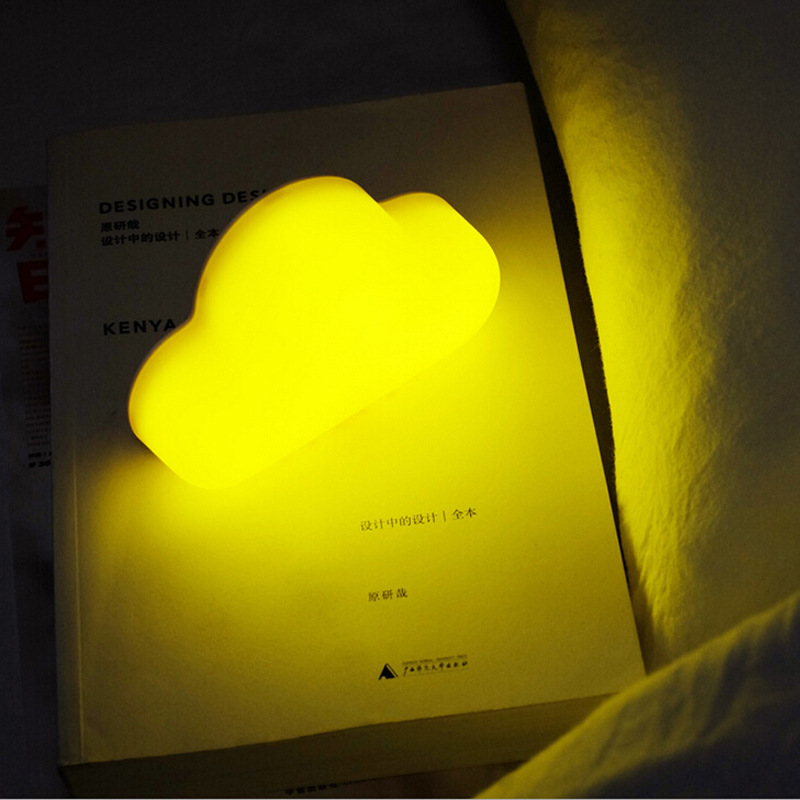 Muid Clouds USB Charge Led Night light intelligent Voice Control Touch induction Bedside Lamp