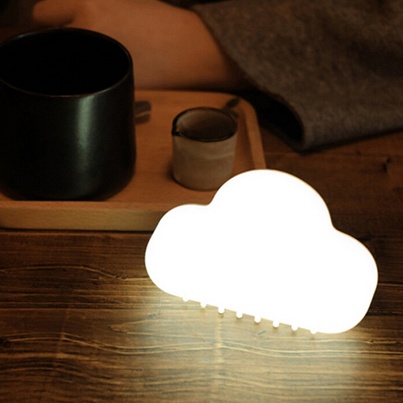 Muid Clouds USB Charge Led Night light intelligent Voice Control Touch induction Bedside Lamp