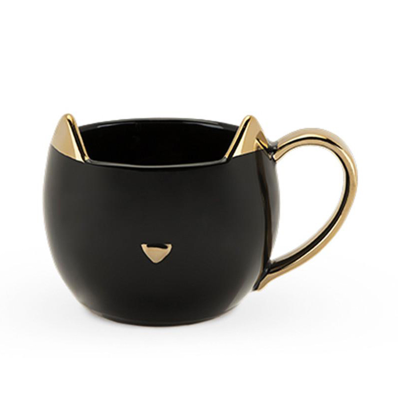 3D Cat Ears Ceramics lovely Cats Coffee cup Milk cup Household Glass