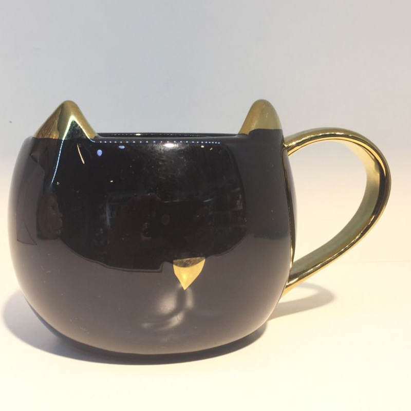 3D Cat Ears Ceramics lovely Cats Coffee cup Milk cup Household Glass
