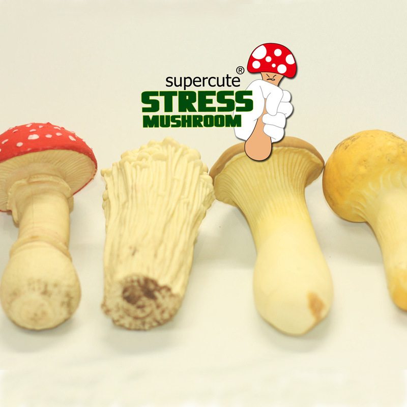 Spoof Vent Mushroom Flammulina Pleurotus Eryngii Matsutake Vent Stress Reliever toy Props