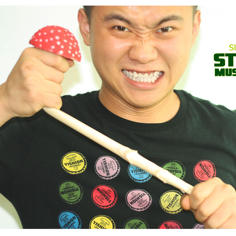 Spoof Vent Mushroom Flammulina Pleurotus Eryngii Matsutake Vent Stress Reliever toy Props