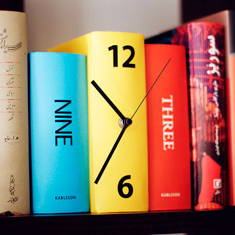 Creative Book clock Strange new Karlsson Personality Clock Dictionary Decoration Clock