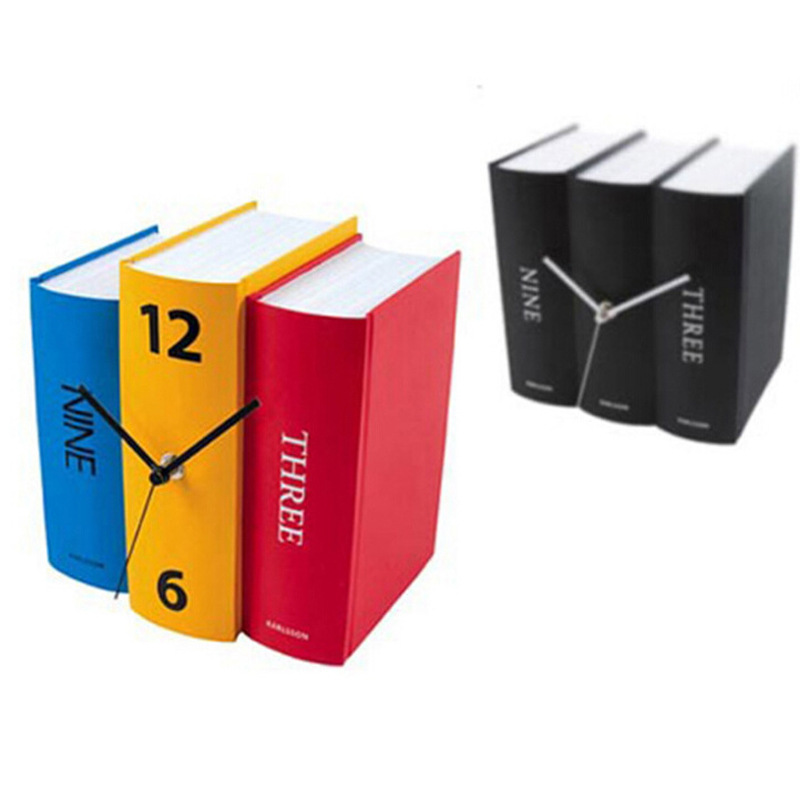Creative Book clock Strange new Karlsson Personality Clock Dictionary Decoration Clock