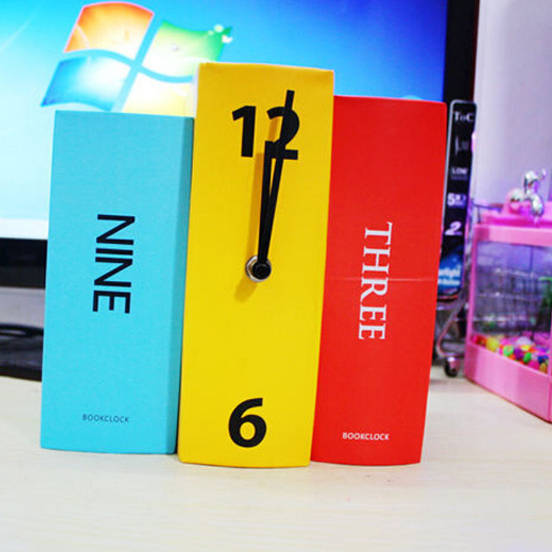 Creative Book clock Strange new Karlsson Personality Clock Dictionary Decoration Clock