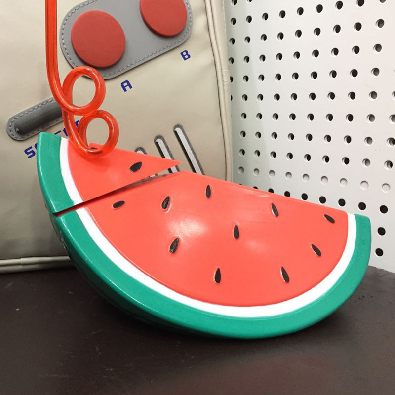 Creative The New Fruit Watermelon Pineapple Straw Cup Child fruit Kettle