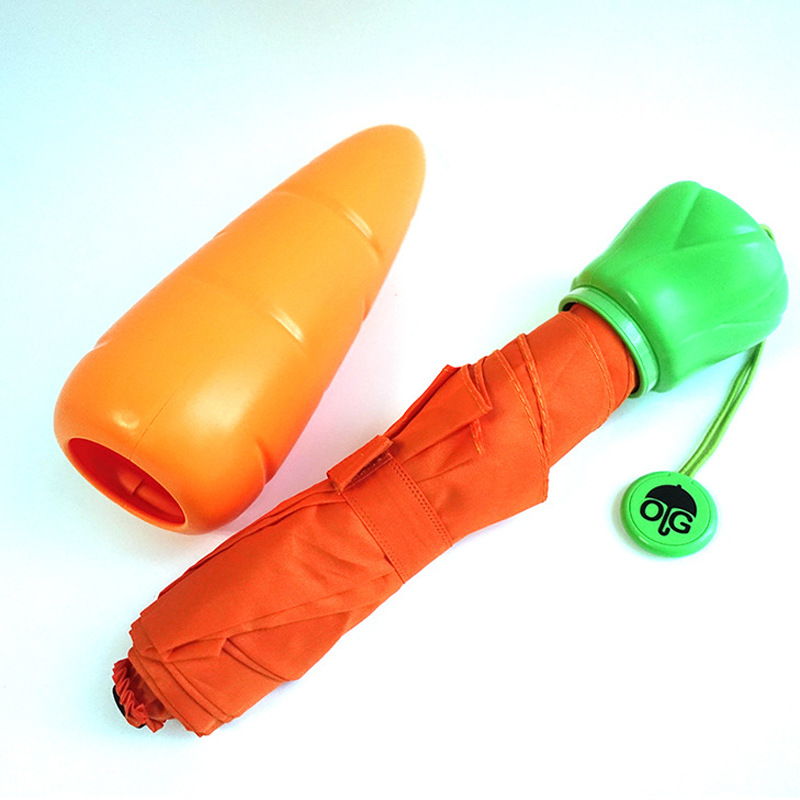 Creative Vegetables Umbrella Personality Sunny Umbrella Parasols Anti-UV Eggplant umbrella