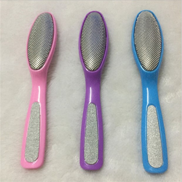 Double Head Stainless Steel Feet Frustrated Pedicure Footstone Exfoliating To Calluses