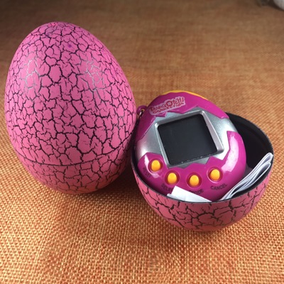Child Electronic Virtual Pet Machine Cracked egg Tumbler Candy Game Console