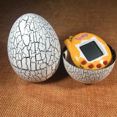 Child Electronic Virtual Pet Machine Cracked egg Tumbler Candy Game Console