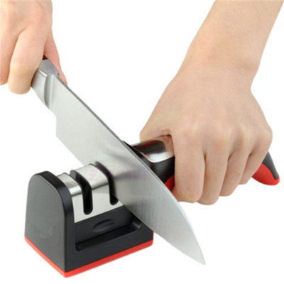 Square Handle Knife Sharpener Double Ceramic Grindstone Sharpener kitchen tool knife grinder