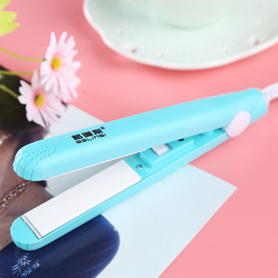 Portable Electric Splint Mini Ceramics Hair Straightener ion Hair iron Bangs Clip pull Straight