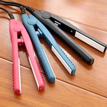 Portable Electric Splint Mini Ceramics Hair Straightener ion Hair iron Bangs Clip pull Straight
