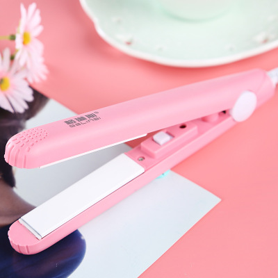 Portable Electric Splint Mini Ceramics Hair Straightener ion Hair iron Bangs Clip pull Straight