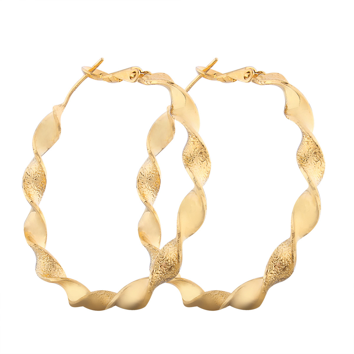 Fashion Classic Earring Heart-shaped Star Geometry Round Prevent Allergy Big Circle Earring