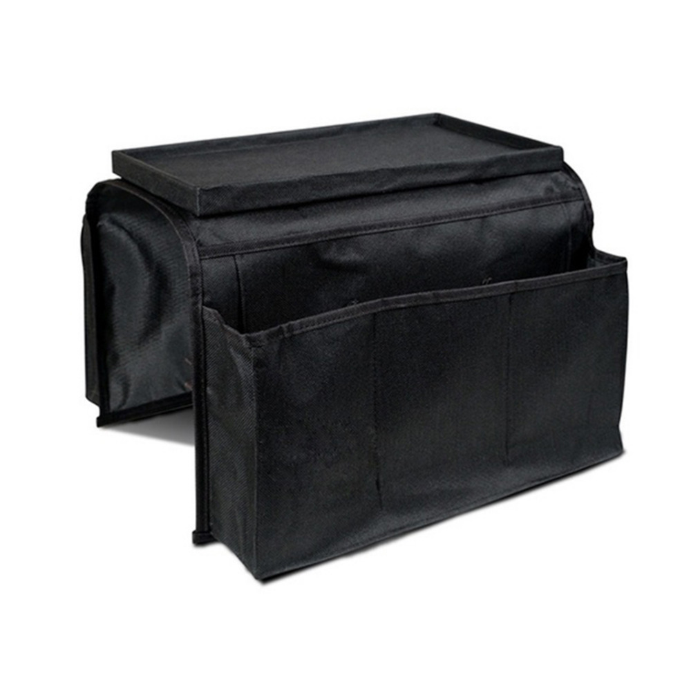 6 Pockets Sofa Handrail Couch Armrest Arm Rest Organizer Remote Control Holder Bag