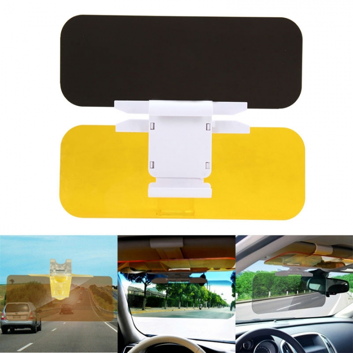 Automobile Car Visor Goggles HD Vision Easy View Flip Down Anti-Dazzle Mirror Sun-Shading